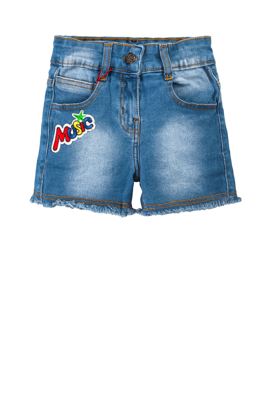 картинка ЧЗ Шорты для девочки 3-7 лет 75% хлопок, 23% пэ, 2% лайкра BONITO KIDS/OP682Ш(ЧЗ)/уп.5шт./меш.210шт. от BonitoKids