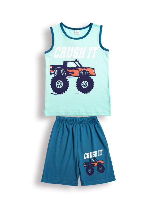 картинка БГ_ЧЗ Комплект для мальчика (майка и шорты) 6-9 лет 100% хлопок BONITO KIDS /BK1206KP(12-24)(ЧЗ)/уп.4шт./меш.400шт. от BonitoKids