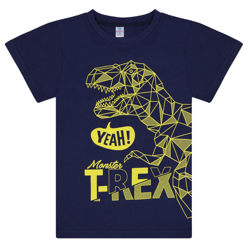 картинка БГ_ЧЗ Футболка для мальчика, 8-12 лет, 100% хлопок, BONITO KIDS/BK0003M(01-24)(ЧЗ)/уп.5шт./меш.600шт. от BonitoKids