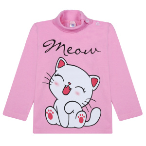 картинка БГ_ЧЗ Водолазка для девочки 1-4 лет 100% хлопок BONITO KIDS /BK0007D(06-23)(ЧЗ)/уп.4шт./меш.500шт. от BonitoKids