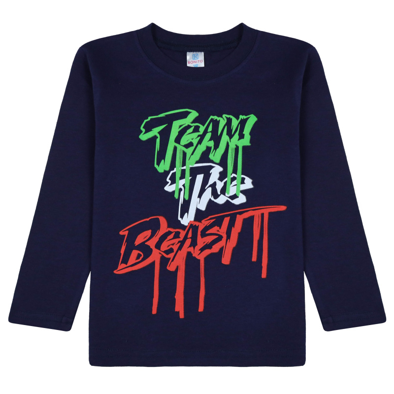 картинка БГ_ЧЗ Лонгслив для мальчика 4-8 лет 100% хлопок BONITO KIDS/BK0009M(4-8)(09-24)(ЧЗ)/уп.5шт./меш.400шт. от BonitoKids