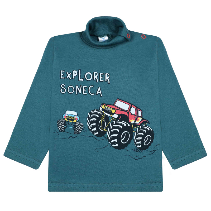 картинка БГ_ЧЗ Водолазка для мальчика 1,5-4 лет 100% хлопок BONITO KIDS/BK0007M(11-25)(ЧЗ)/уп.4шт./меш.500шт. от BonitoKids