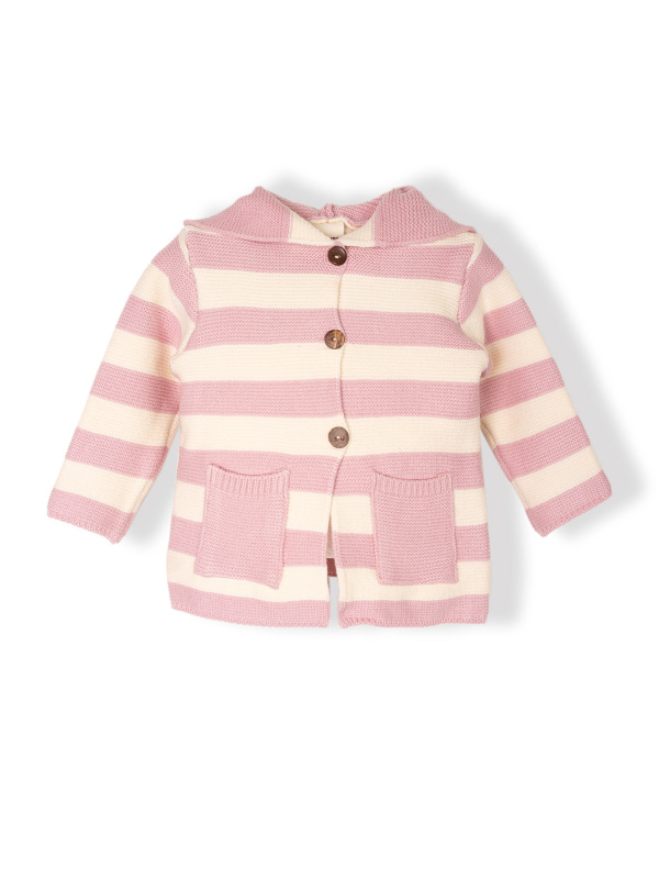 картинка Кардиган для девочки 74-86 см 50% вискоза 22% нейлон 28% пэ BONITO KIDS/OP1571(10-24)/уп.2шт./меш.168 шт. от BonitoKids