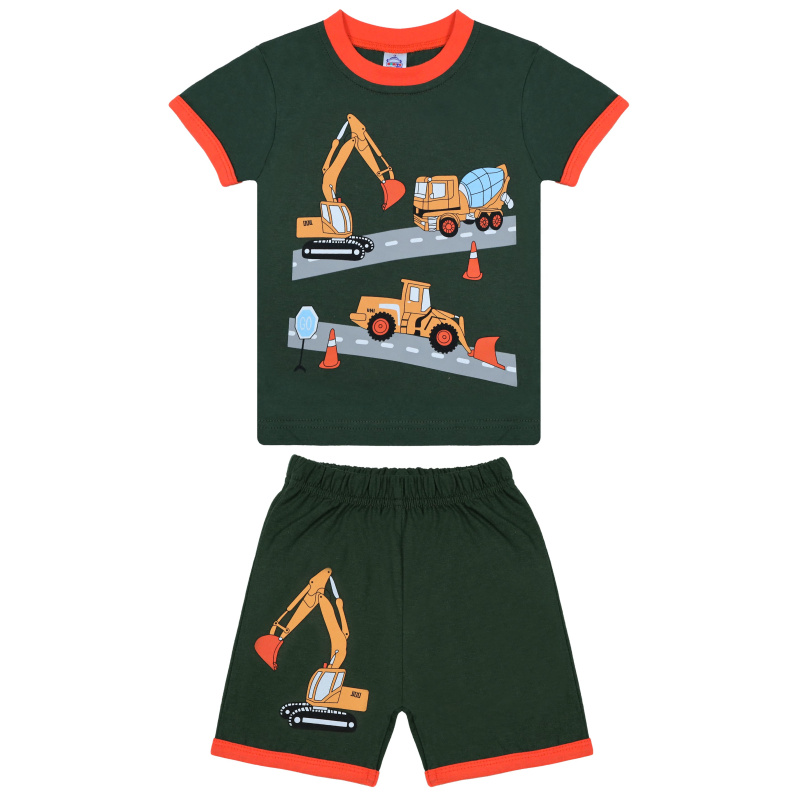 картинка БГ_ЧЗ Комплект для мальчика (футболка и шорты) 1,5-4 лет 100% хлопок BONITO KIDS/BK0004FSHM(11-24)(ЧЗ)/уп.4шт./меш.500шт. от BonitoKids