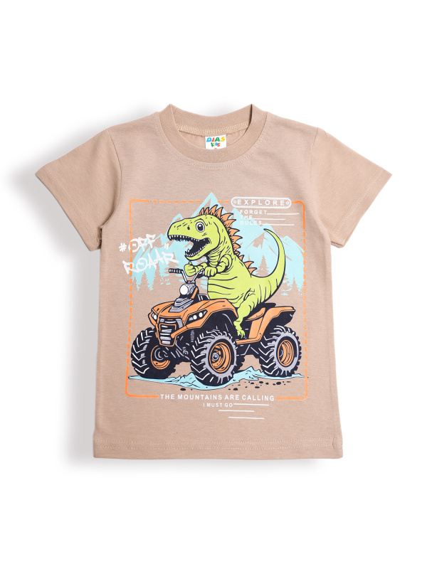 картинка ЧЗ Футболка для мальчика 2-4 лет 100% хлопок BONITO KIDS/DK0001M(ЧЗ)/уп.3шт./меш.900шт. от BonitoKids