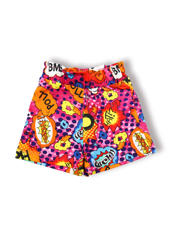 картинка БГ_ЧЗ Шорты для девочки 2-6 лет 100% п/э BONITO KIDS/BK1803SH(12-24)(ЧЗ)/уп.5шт./меш.750шт. от BonitoKids