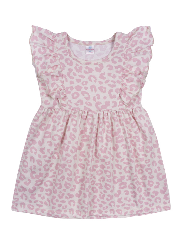 картинка БГ_ЧЗ Платье для девочки 3-7 лет, 95% хлопок 5% лайкра, BONITO KIDS/SS6194P(ЧЗ)/уп.5шт./меш.170шт. от BonitoKids