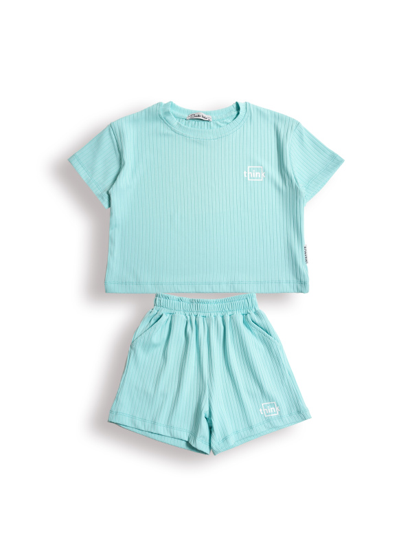 картинка БГ_ЧЗ Комплект для девочки (фуфайка и шорты) 3-7 лет 60% хлопок 40% п/э BONITO KIDS/SS6089(10-24)(ЧЗ)/уп.5шт./меш.270шт. от BonitoKids