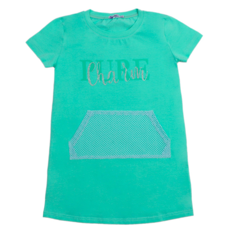 картинка БГ_ЧЗ Туника для девочки 8-12 лет 95% хлопок, 5% эластан BONITO KIDS/OP1399(ЧЗ)/уп.5шт./меш.300шт. от BonitoKids