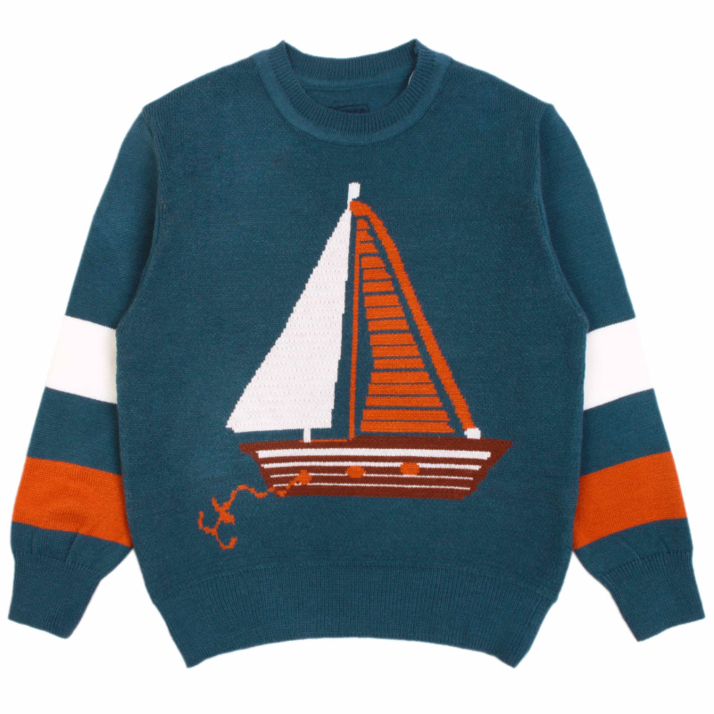 картинка ЧЗ Джемпер для мальчика 2-6 лет 50% вискоза, 20% п/э, 22% нейлон BONITO KIDS/OP1551(ЧЗ)/уп.3шт./меш.285шт. от BonitoKids