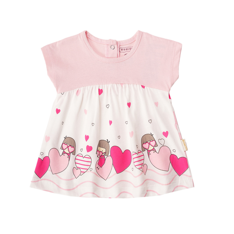 картинка ЧЗ Платье для девочки 68-86 см BONITO KIDS/OP1922(ЧЗ)/уп.4шт./меш.920шт. от BonitoKids