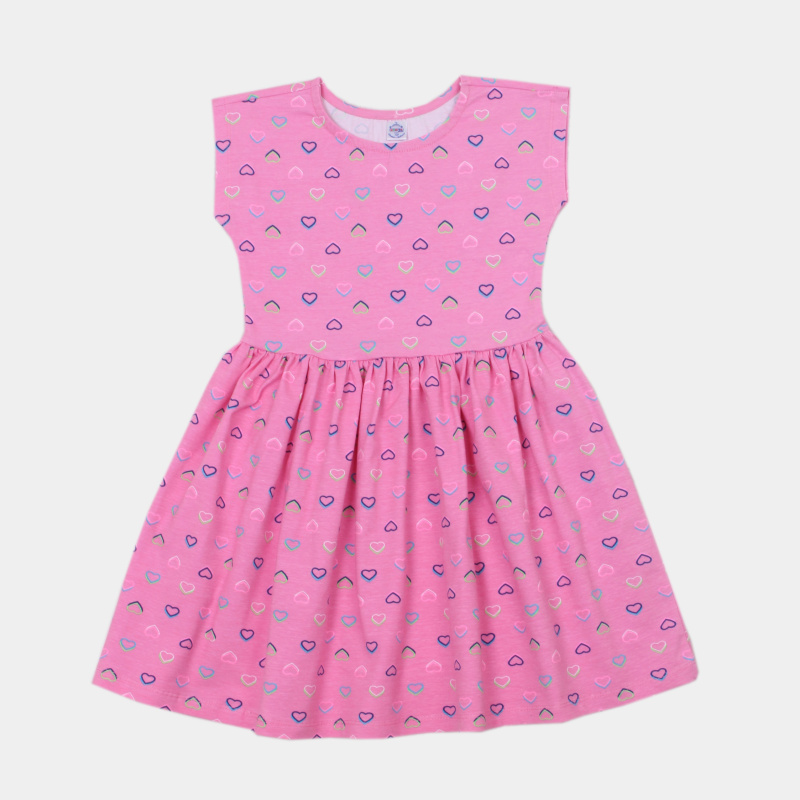 картинка БГ_ЧЗ Платье для девочки 8-12 лет, 92% хлопок, 8% лайкра BONITO KIDS/SS6039(ЧЗ)/уп.5шт./меш.250шт. от BonitoKids