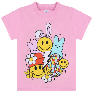 картинка БГ Футболка для девочки 1-4 лет 100% хлопок BONITO KIDS/BK0001D(02-24)/уп.4шт./меш.800шт. от BonitoKids