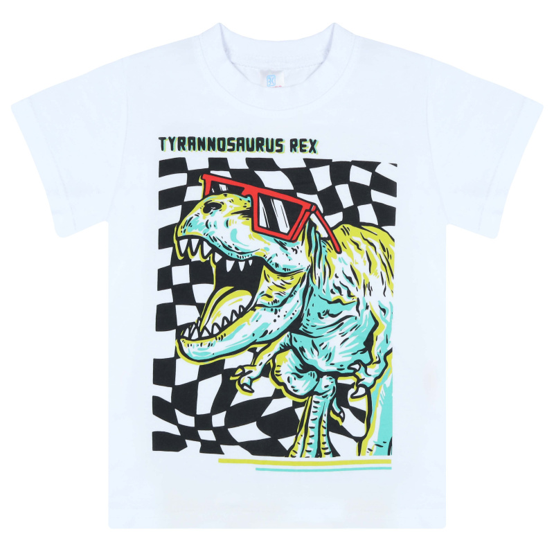 картинка БГ_ЧЗ Футболка для мальчика, 4-8 лет, 100% хлопок, BONITO KIDS/BK0002M(11-25)(ЧЗ)/уп.5шт./меш.700шт. от BonitoKids