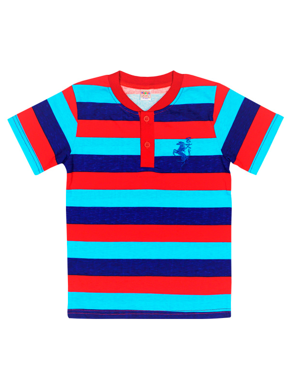 картинка ЧЗ Футболка для мальчика 6-10 лет 100% хлопок BONITO KIDS/BK106F/уп.5шт./меш.500шт. от BonitoKids