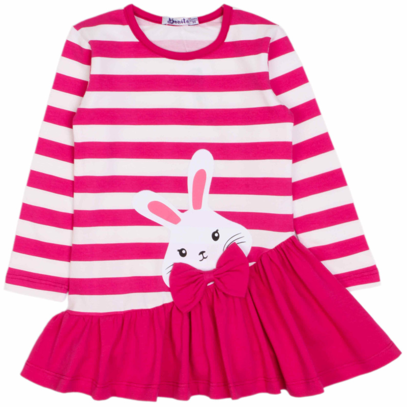 картинка БГ_ЧЗ Платье для девочки 3-7 лет 95% хлопок, 5% эластан BONITO KIDS/OP1706(ЧЗ)/уп.5шт./меш325шт. от BonitoKids