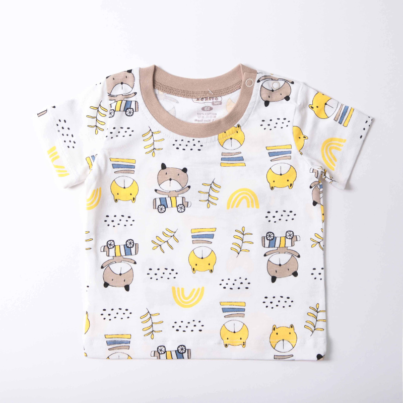 картинка ЧЗ Футболка для детей 68-86 см 100% хлопок BONITO KIDS/OP1869(ЧЗ)/уп.4шт./меш.960шт. от BonitoKids