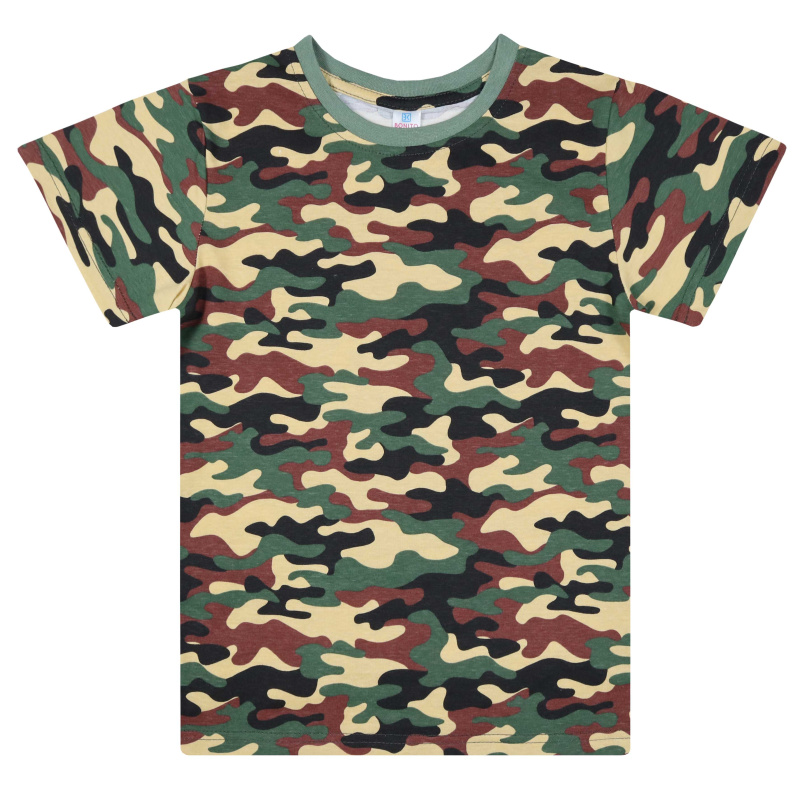 картинка БГ Футболка для мальчика 3-7 лет 100% хлопок BONITO KIDS/BK1292F(10-23)/уп.5шт./меш.800шт. от BonitoKids