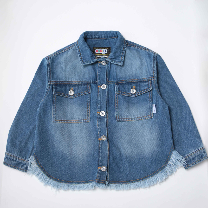 картинка ЧЗ Пиджак для девочки 5-8 лет BONITO KIDS/OP1622(ЧЗ)/уп.4шт./меш.128шт. от BonitoKids