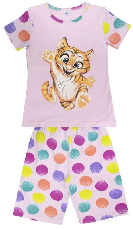 картинка ЧЗ Пижама для девочки 8-12 лет 100% хлопок BONITO KIDS/BK1687PJ/уп.5шт./меш.250шт. от BonitoKids