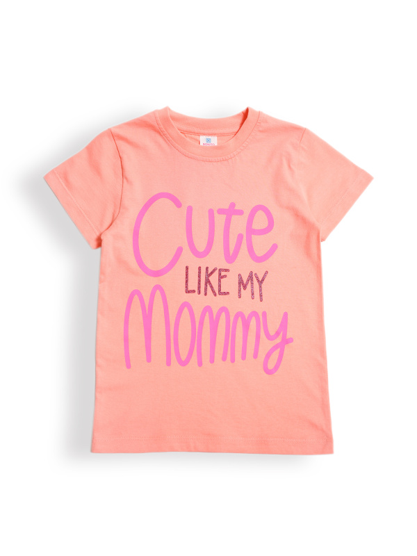 картинка БГ_ЧЗ Футболка для девочки, 5-8 лет, 100% хлопок, BONITO KIDS/BK0002D(01-25)(ЧЗ)/уп.4шт./меш.700шт. от BonitoKids