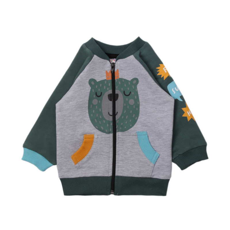 картинка ЧЗ Толстовка для детей 68-86 см BONITO KIDS/OP1210(ЧЗ)/уп.4шт./меш.320шт. от BonitoKids