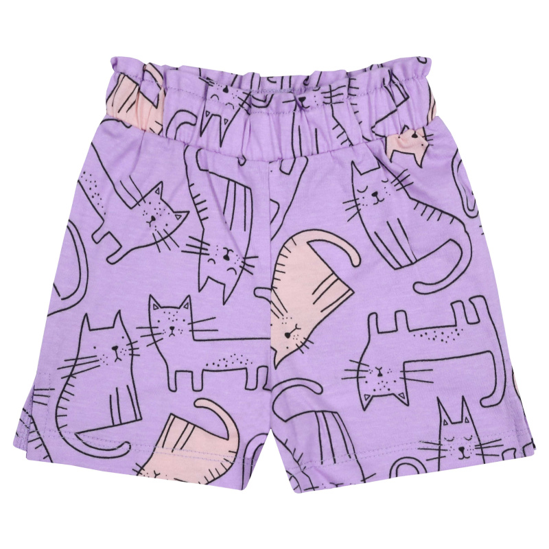 картинка БГ_ЧЗ Шорты для девочки 3-7 лет 100% хлопок BONITO KIDS/BK1475SH(12-23)(ЧЗ)/уп.5шт./меш.1000шт. от BonitoKids