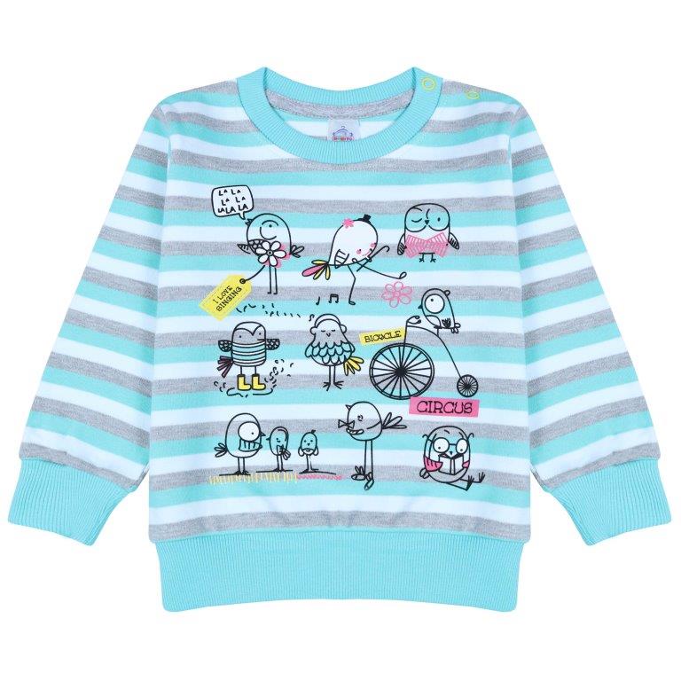 картинка БГ_ЧЗ Джемпер для девочки 2-5 лет, 100% х/б BONITO KIDS /BK0882DJ(10-22)(ЧЗ)/уп.4шт./меш.440шт. от BonitoKids