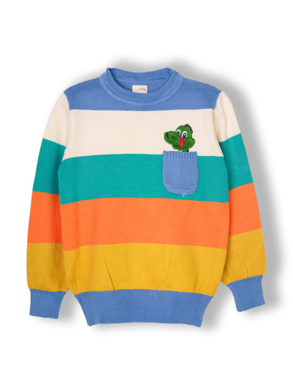 картинка ЧЗ Джемпер для мальчика 2-6 лет 50% вискоза 22% нейлон 28% пэ BONITO KIDS/OP1575(10-24)(ЧЗ)/уп.3 шт./меш.300шт. от BonitoKids