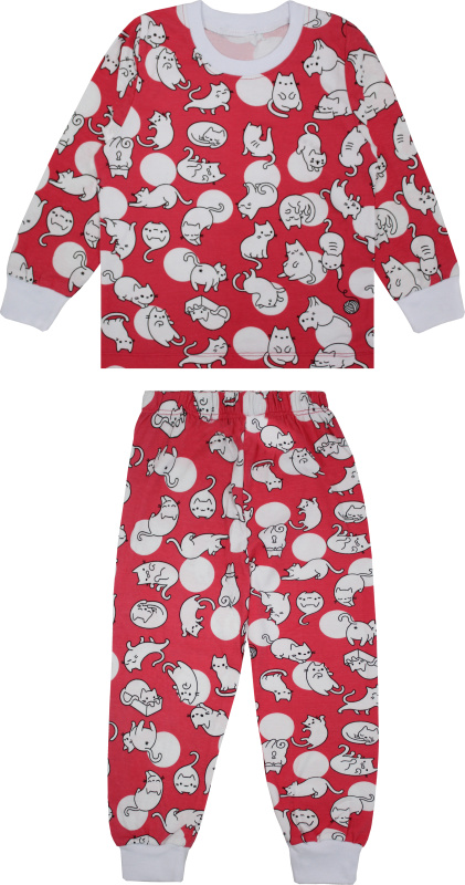 картинка БГ_ЧЗ Пижама для девочки  3-7 лет 100% хлопок BONITO KIDS/SS6043D(01-24)(ЧЗ)/уп.5шт./меш.225шт. от BonitoKids