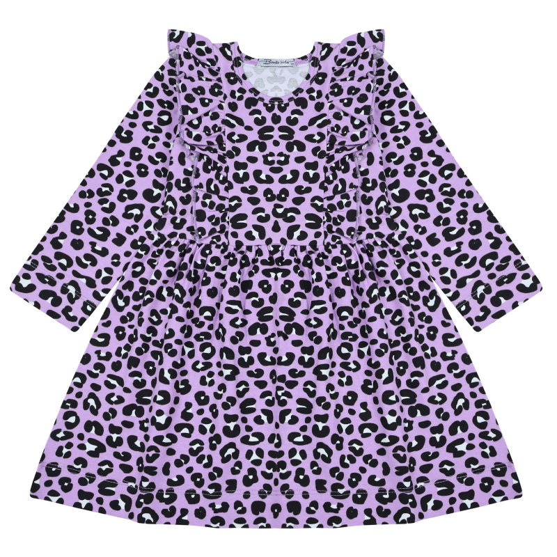 картинка БГ_ЧЗ Платье для девочки 3-7 лет 92% хлопок, 8% лайкра BONITO KIDS/BK1792P(09-24)(ЧЗ)/уп.5шт./меш.350шт. от BonitoKids