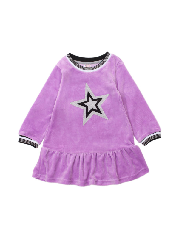 картинка ЧЗ Платье для девочки 3-7 лет 80% хлопок, 20% п/э BONITO KIDS/OP1200(ЧЗ)/уп.5шт./меш.200шт. от BonitoKids
