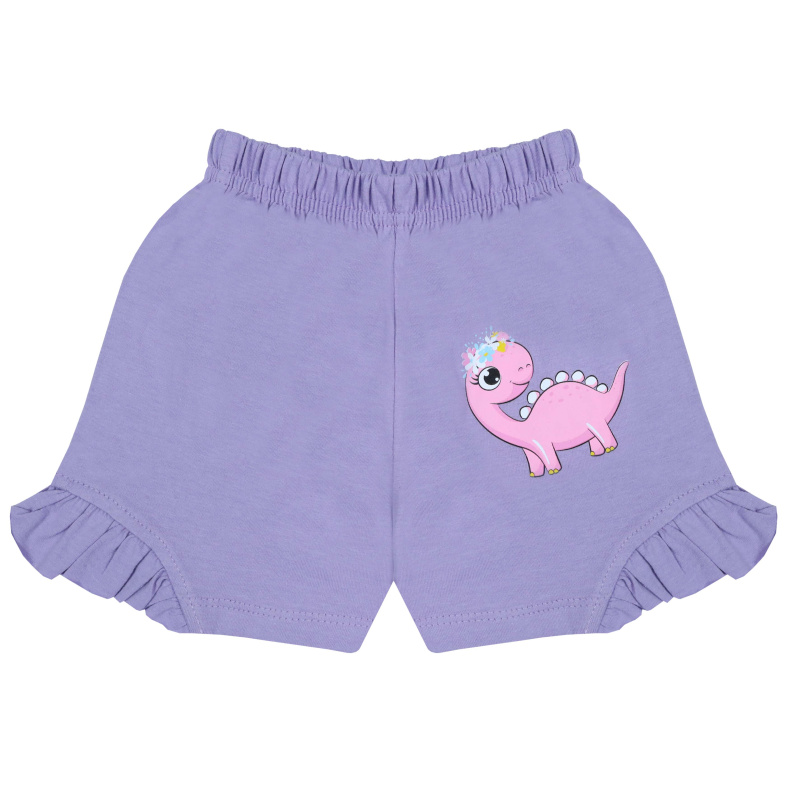 картинка БГ_ЧЗ Шорты для девочки 3-7 лет 100% хлопок BONITO KIDS/BK0103SHD(06-24)(ЧЗ)/уп.5шт./меш.800шт. от BonitoKids