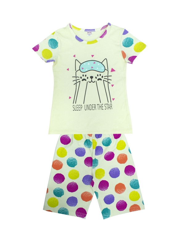 картинка ЧЗ Пижама для девочки 8-12 лет 100% хлопок BONITO KIDS/BK1687PJ/уп.5шт./меш.250шт. от BonitoKids
