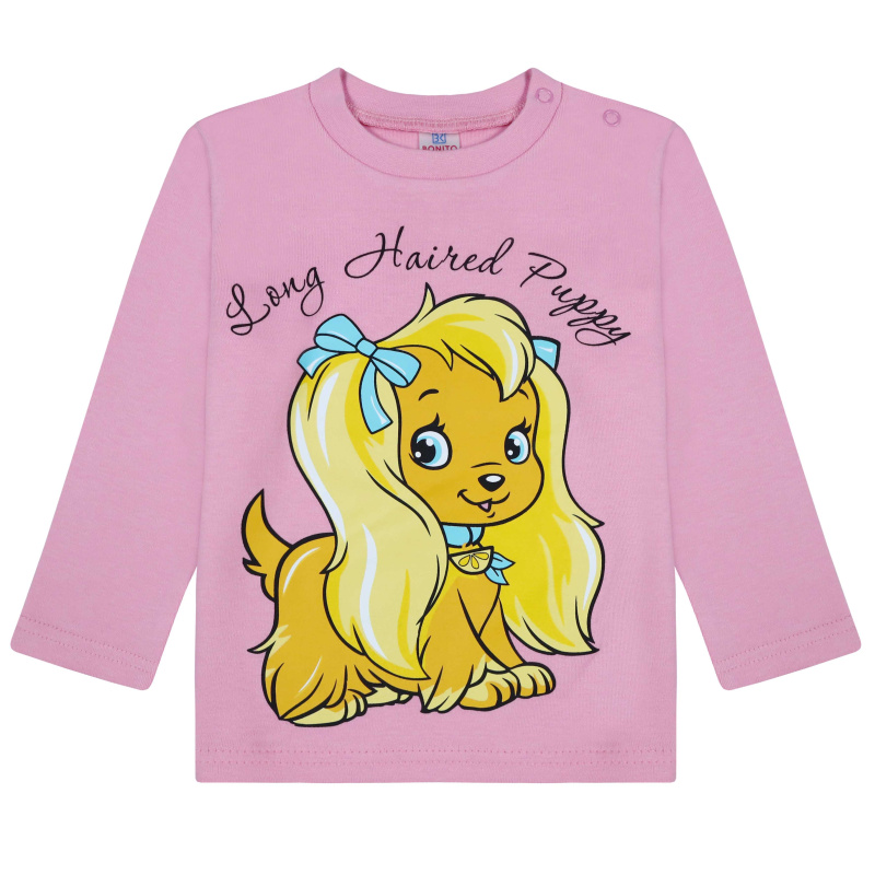 картинка БГ_ЧЗ Кофта для девочки 1,5-4 лет 100% хлопок BONITO KIDS/BK0006D(08-25)(ЧЗ)/уп.4шт./меш.500шт. от BonitoKids