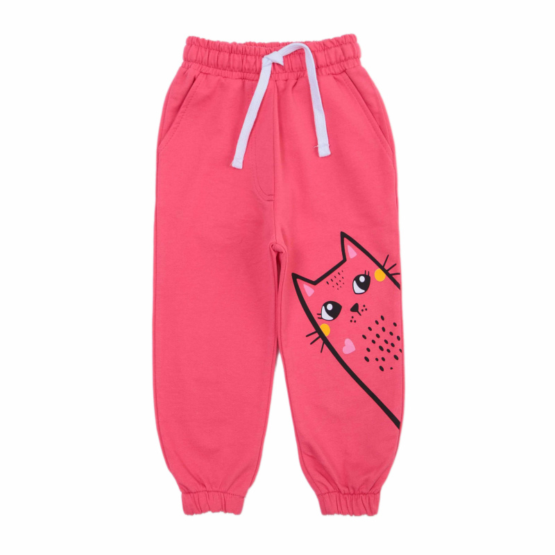 картинка БГ_ЧЗ Штаны для девочки, 2-6 лет, 92% хлопок  8% лайкра, BONITO KIDS/SS6018(ЧЗ)/уп.5шт./меш.300шт. от BonitoKids