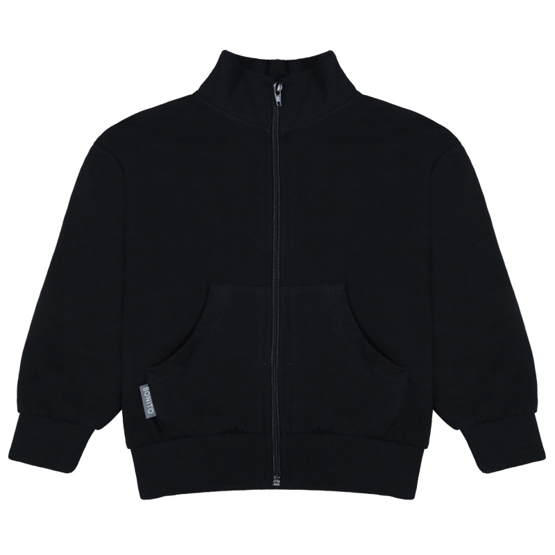 картинка БГ_ЧЗ Бомбер для мальчика 3-7 лет 100% хлопок BONITO KIDS/BK1760B(01-23)(ЧЗ)/уп.5шт./меш.260шт. от BonitoKids