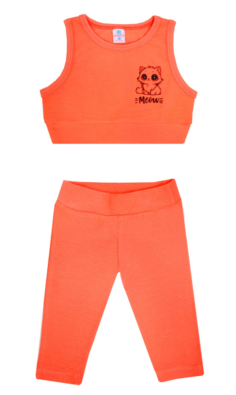 картинка КГ Комплект для девочки (топ и лосины) 3-7 лет 92% хлопок, 8% лайкра BONITO KIDS/SS6109/уп.5шт./меш.375шт. от BonitoKids