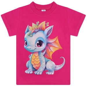 картинка БГ Футболка для девочки 1-4 лет 100% хлопок BONITO KIDS/BK0001D(06-24)/уп.4шт./меш.800шт. от BonitoKids