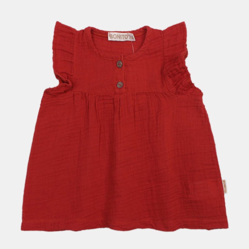 картинка Платье для девочки 74-92 см 100% хлопок BONITO KIDS/OP1814/уп.4шт./меш.480шт. от BonitoKids