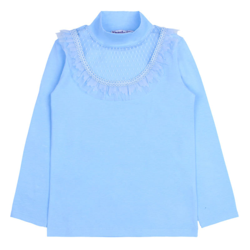 картинка ЧЗ Водолазка для девочки 8-12 лет 95% хлопок, 5% эластан BONITO KIDS/OP1473(ЧЗ)/уп.5шт./меш.360шт. от BonitoKids