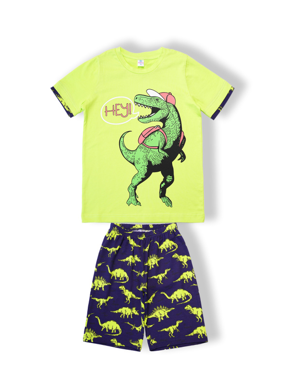 картинка БГ_ЧЗ Пижама для мальчиков 8-12 лет 92% хлопок 8% лайкра BONITO KIDS/SS6100(06-24)(ЧЗ)/уп.5шт/меш300шт. от BonitoKids