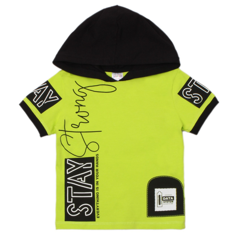 картинка БГ_ЧЗ Футболка для мальчика 3-7 лет 95% хлопок, 5% эластан BONITO KIDS/OP1424(ЧЗ)/уп.5шт./меш.420шт. от BonitoKids