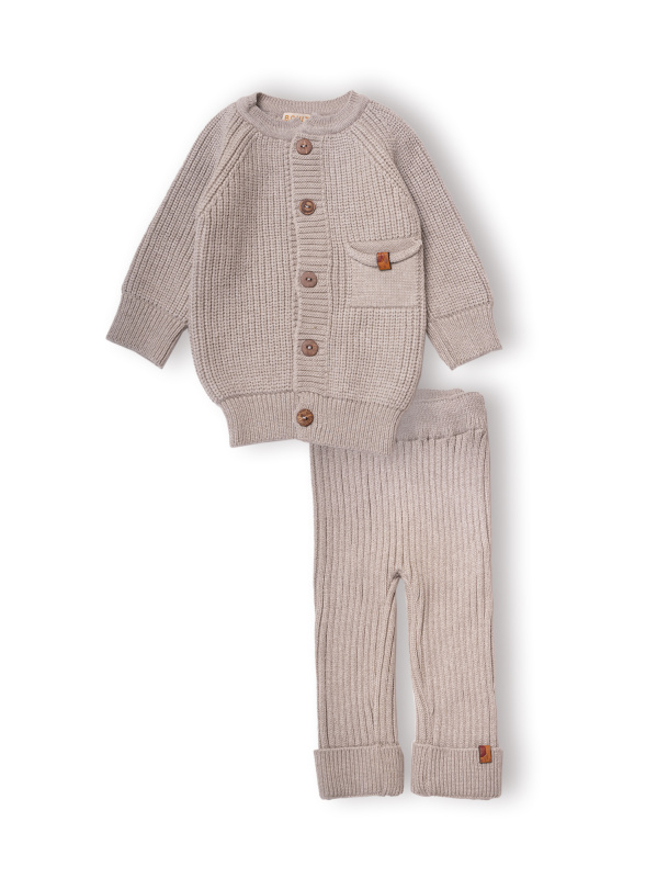 картинка Комплект для новорожденных (джемпер и штанишки) 68-74 см 50% вискоза 22% нейлон 28% пэ BONITO KIDS/OP1574(10-24)/уп.2 шт./меш.104шт. от BonitoKids