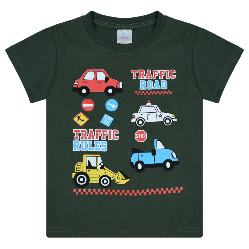 картинка БГ_ЧЗ Футболка для мальчика, 1,5-4 лет, 100% хлопок, BONITO KIDS/BK0001M(11-25)(ЧЗ)/уп.4шт./меш.800шт. от BonitoKids
