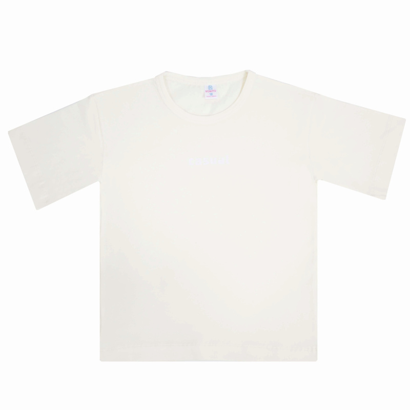 картинка БГ Футболка для девочки 4-8 лет 92% хлопок, 8% лайкра BONITO KIDS/SS6126/уп.5шт./меш.555шт. от BonitoKids