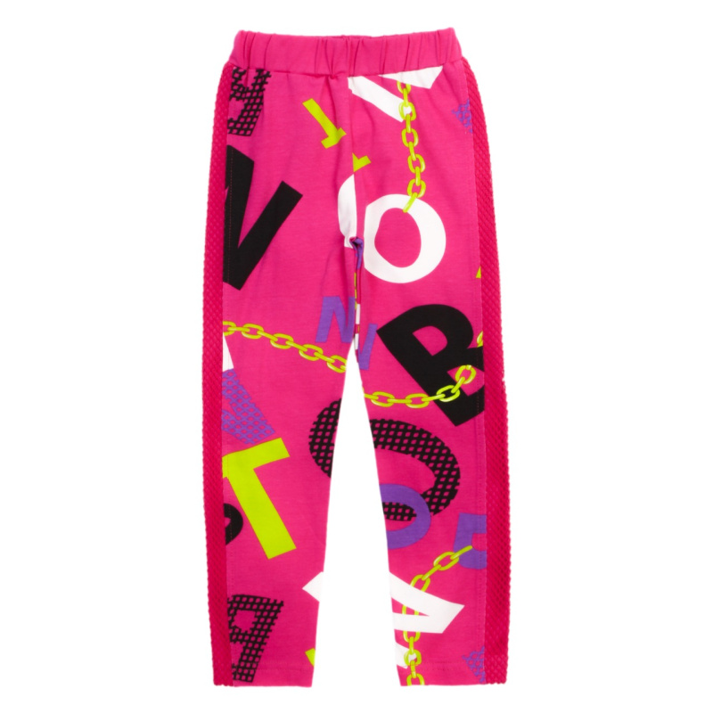 картинка БГ_ЧЗ Лосины для девочки 3-7 лет 95% хлопок, 5% эластан BONITO KIDS/OP1405(ЧЗ)/уп.5шт./меш.400шт. от BonitoKids