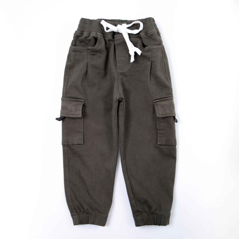 картинка ЧЗ Брюки для мальчика 3-7 лет 100% хлопок BONITO KIDS/OP1681(02-23)(ЧЗ)/уп.5шт./меш.175шт. от BonitoKids