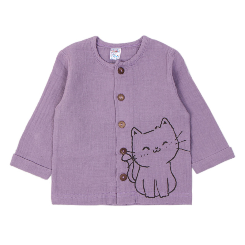 картинка ЧЗ Кофта для детей 68-86 см 100% хлопок BONITO KIDSD/OP1354(ЧЗ)/уп.4 шт./меш.540шт. от BonitoKids
