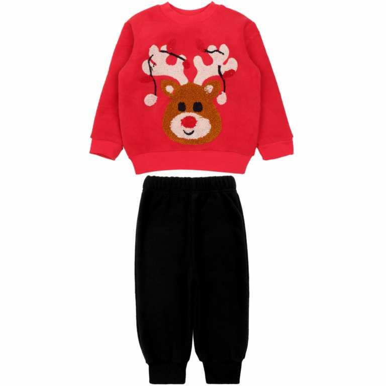 картинка БГ_ЧЗ Комплект для детей (толстовка, брюки), 2-5 лет, 100% п/э, BONITO KIDS/OP1489(ЧЗ)/уп.4шт./меш.96шт. от BonitoKids